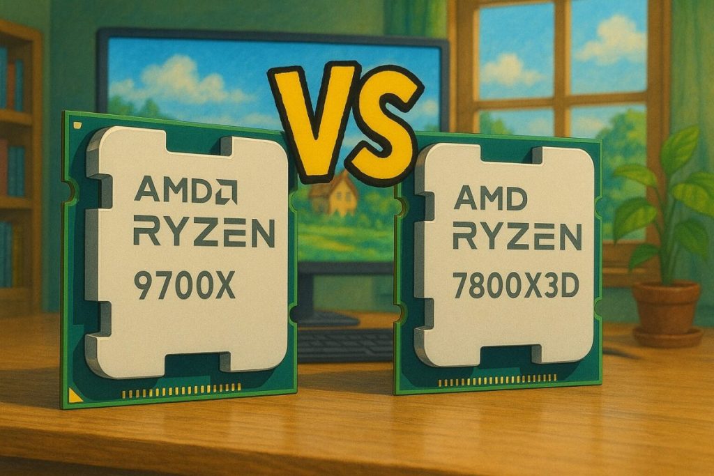 Ryzen 9700X vs 7800X3D ゲーミング最強CPUは？【2025年最新比較】
