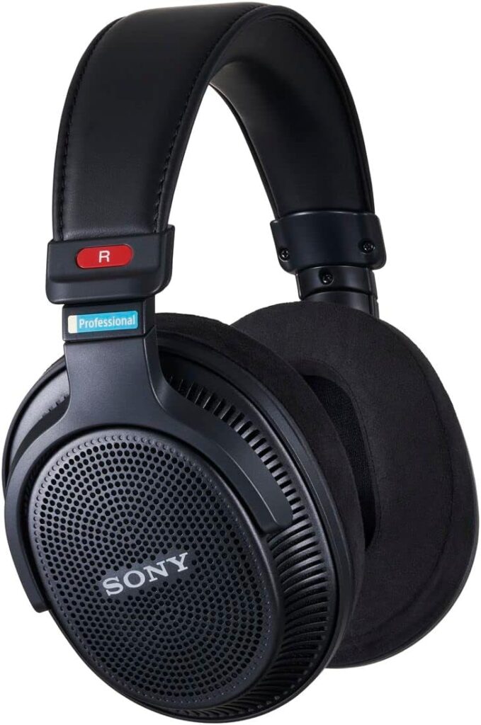 ソニー(SONY) モニターヘッドホン MDR-MV1:背面開放型モニターヘッドホン/立体音響・ステレオ制作に適した広い音場表現/ハイレゾ対応/超広帯域再生/快適な装着性/Φ3.5㎜変換ケーブル付属/立体音響制作/ステレオ音響制作/有線/ミキシング/マスタリング/プロ/クリエイター ブラック MDR-MV1 Q