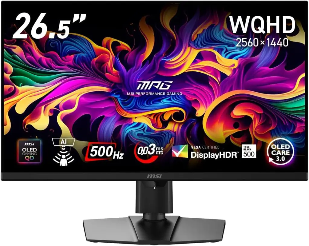 MSI MPG 271QR QD-OLED X50 vs MAG 272QP QD-OLED X50 徹底比較：500Hzの頂点モデルを選ぶべき理由