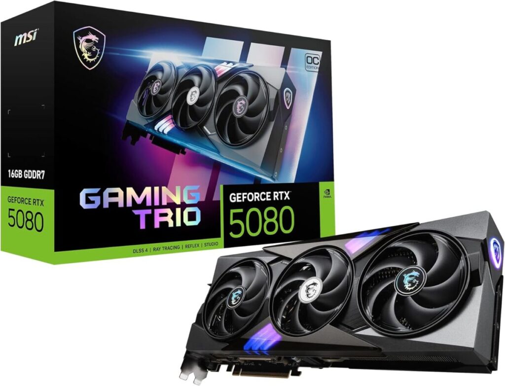 MSI GeForce RTX 5080 16G GAMING TRIO OC グラフィックスカード VD8975