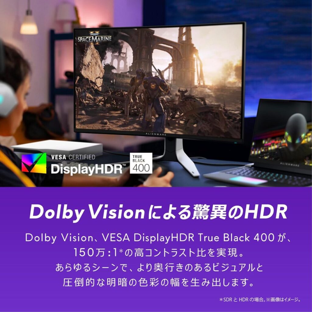 Dell AW3225QF PS5最適な設定全公開 | 4K 120HzとVRR完全活用術