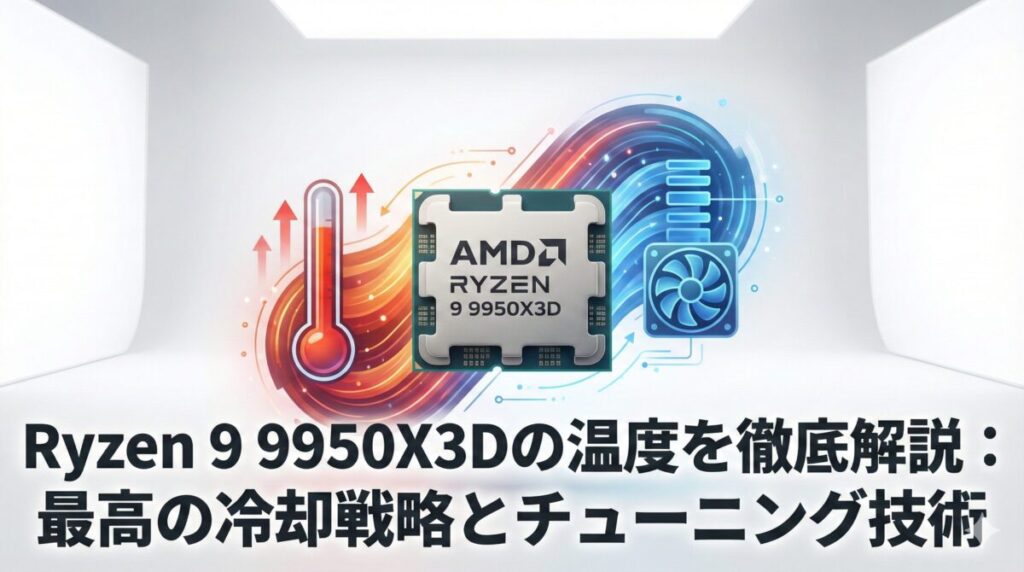 Ryzen 9 9950X3Dの温度を徹底解説：最高の冷却戦略とチューニング技術