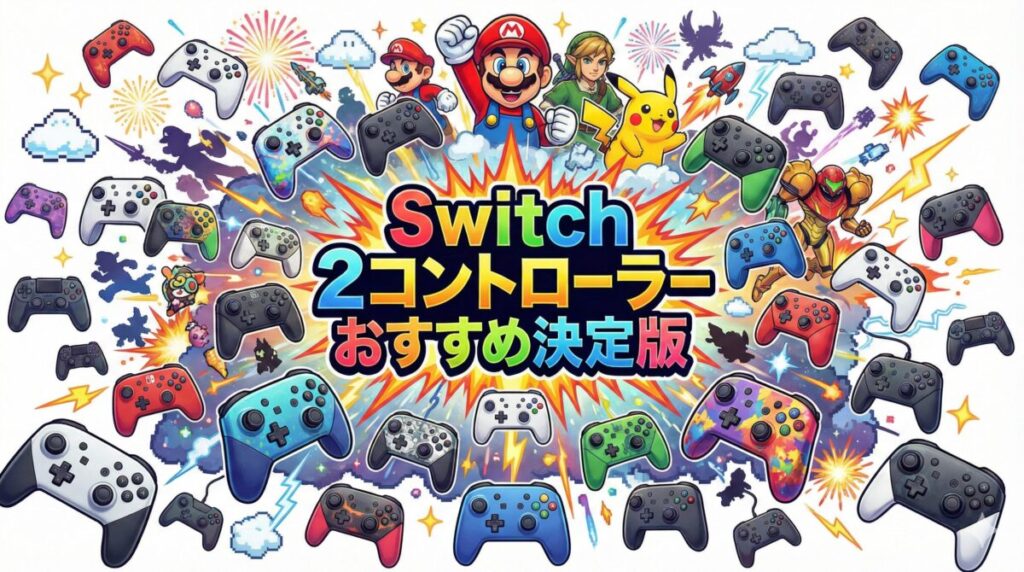 Switch 2コントローラーおすすめ決定版：Proコン2、Joy-Con 2、ホリパッドを徹底比較