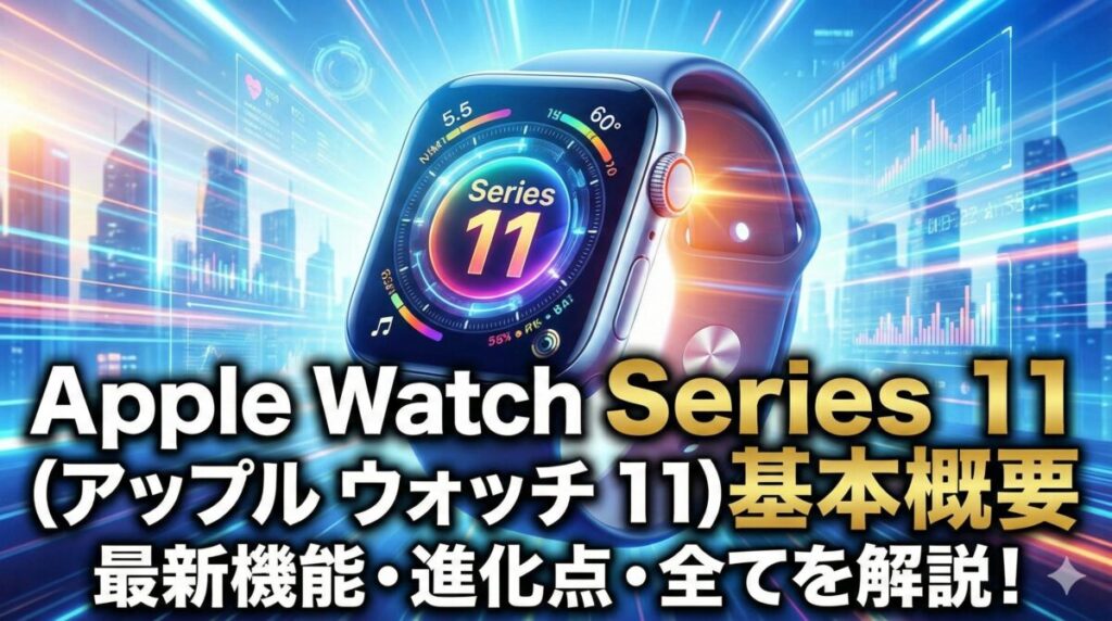 【徹底比較】Apple Watch Series 11（アップル ウォッチ 11）は「買い」？高血圧通知・24時間バッテリーの進化と価格