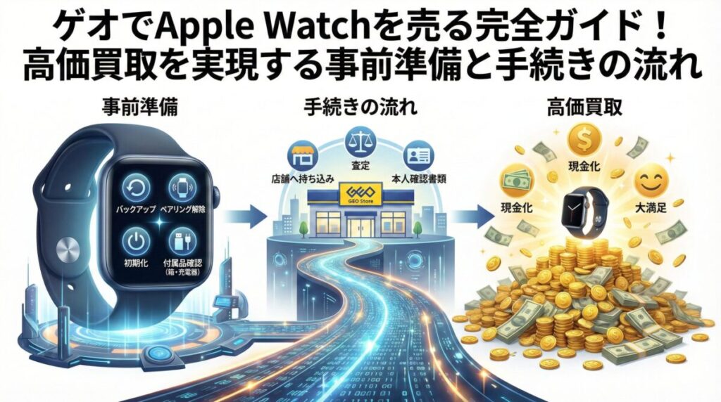 ゲオでApple Watchを売る完全ガイド！高価買取を実現する事前準備と手続きの流れ