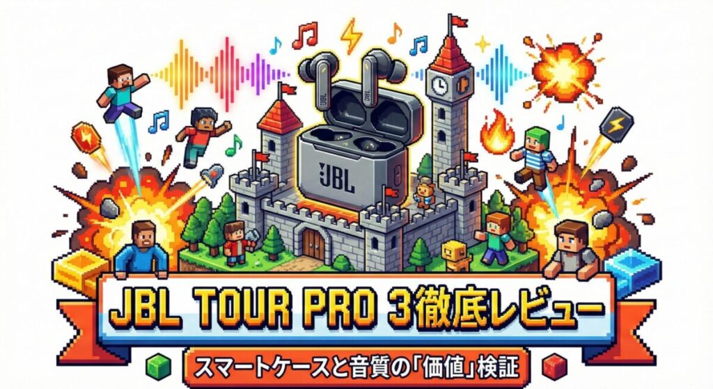 JBL TOUR PRO 3徹底レビュー｜スマートケースと音質の「価値」検証