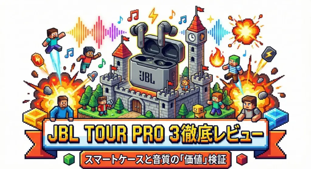 JBL TOUR PRO 3徹底レビュー|スマートケースと音質の「価値」検証