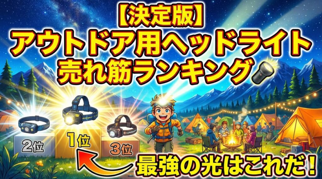 アウトドア用ヘッドライト 売れ筋ランキング