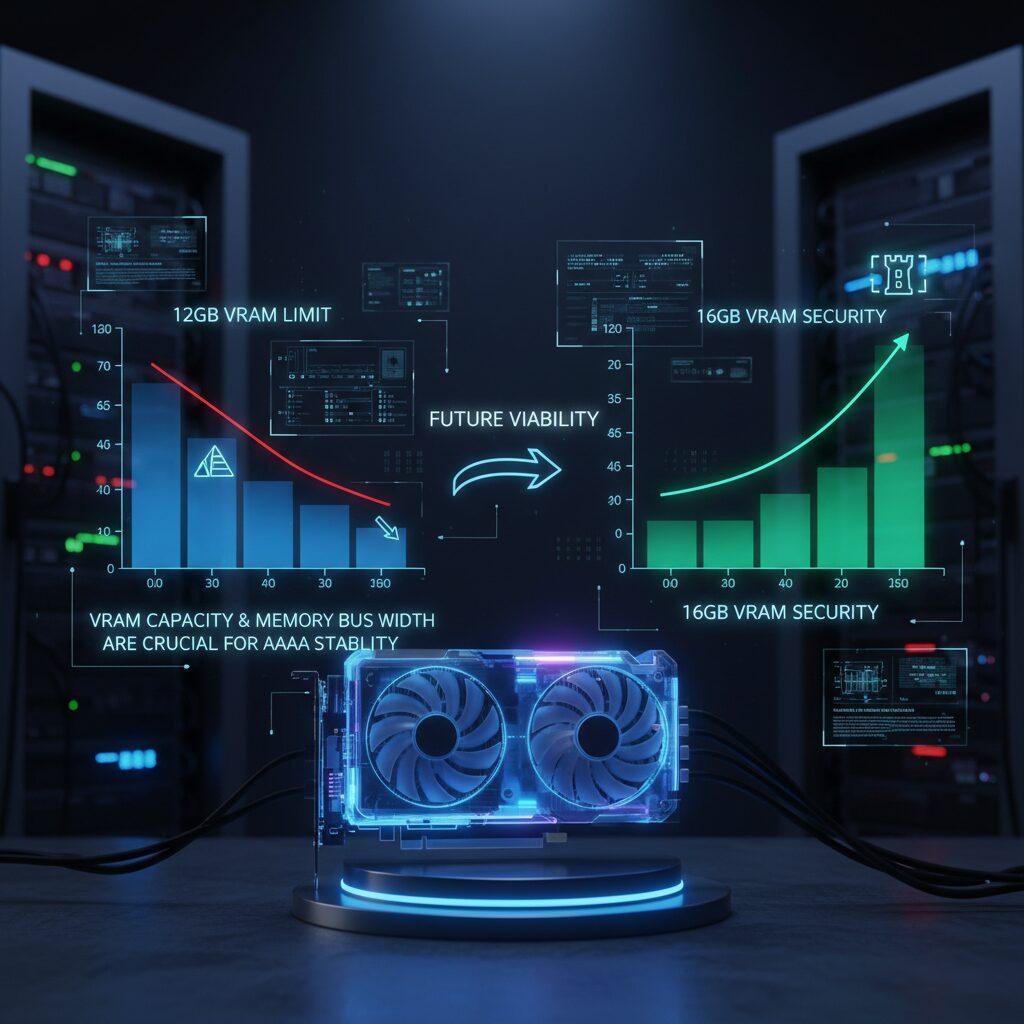 将来性を左右するVRAM問題：12GBの限界と16GBの安心感
