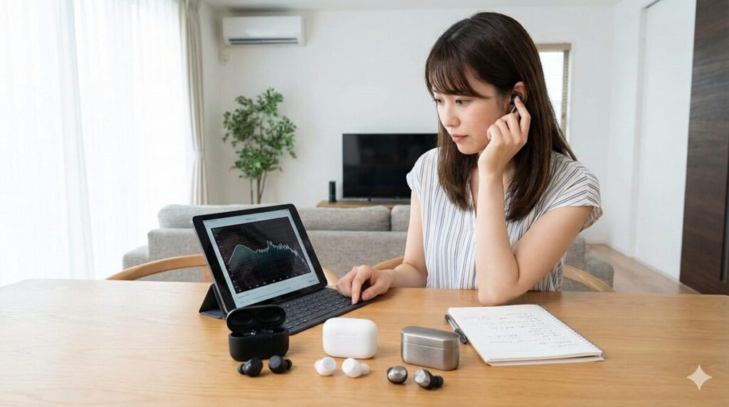 【2026年最新版】ワイヤレスイヤホン徹底比較！低音・中音・高音の音質傾向別おすすめモデルと選び方