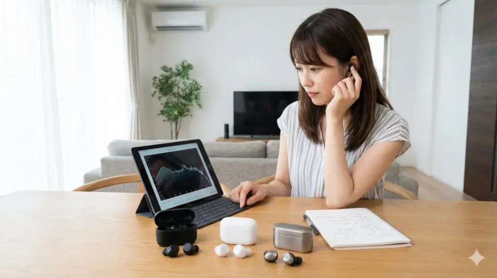 【2026年最新版】ワイヤレスイヤホン徹底比較!低音・中音・高音の音質傾向別おすすめモデルと選び方