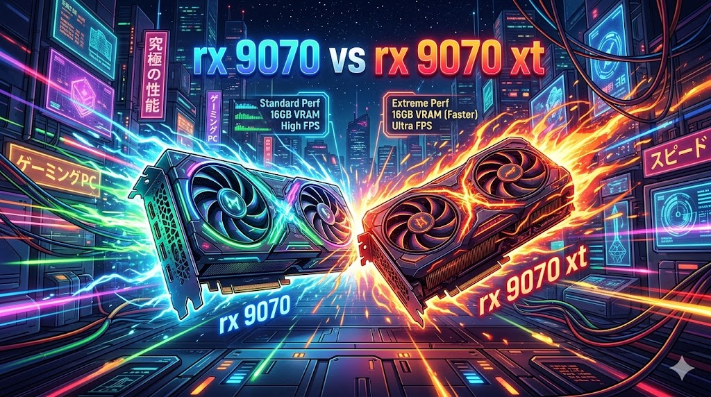 rx 9070 vs rx 9070 xt