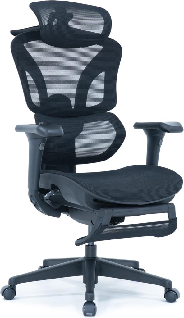 EastForce エイリアンチェアプロ 3万円台でフルスペックオフィスチェア 3Dヘッドレスト 4Dアームレスト ランバーサポート高さ調節 座面スライド ハンガー搭載 デスクチェア ブラック EastForceのストアを表示 4.4 5つ星のうち4.4 (203) | このページを検索 過去1か月で700点以上購入されました 新生活先行セール 7パーセントの割引で￥32,549-7% ￥32,549