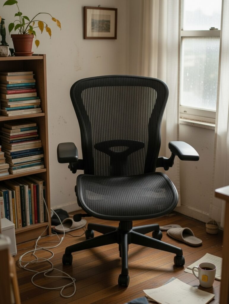 オフィスチェアメッシュ生地快適寿命は?座面　生地が伸びる