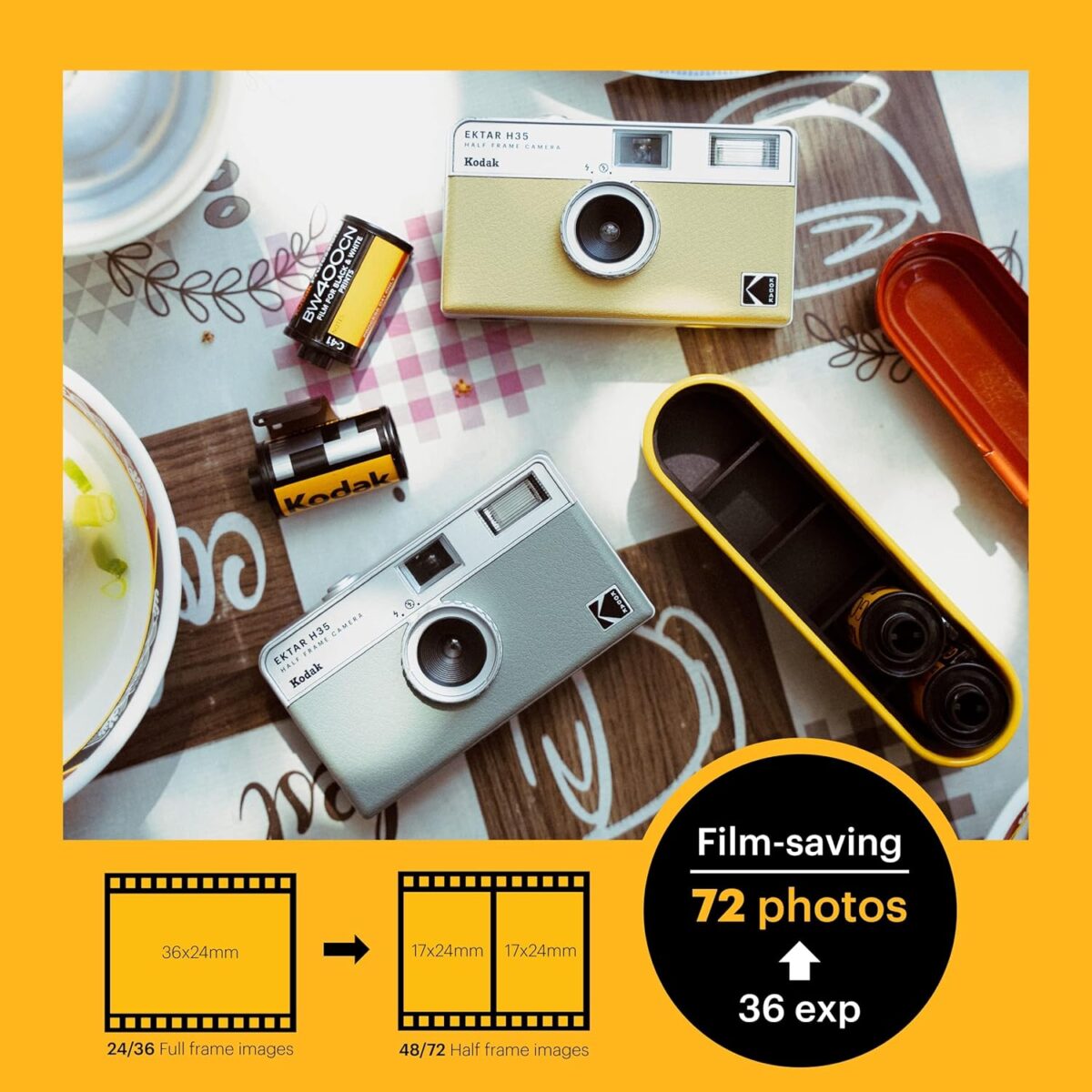 コダック(Kodak) 【国内正規品】EKTAR H35 ハーフフレームフィルムカメラ