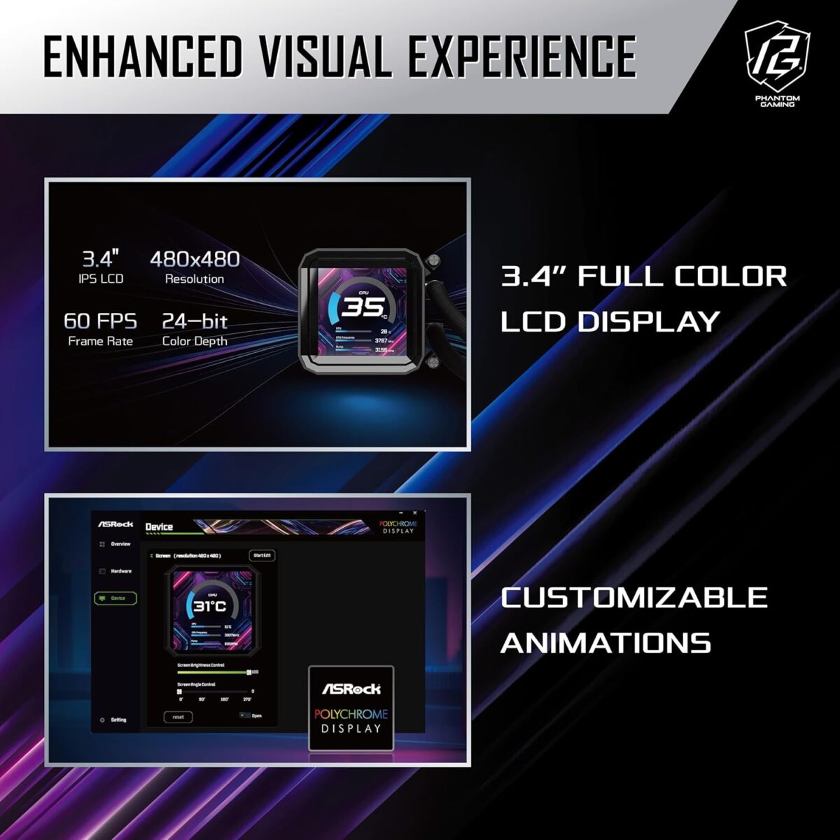 ASRock初のAIO水冷クーラー Phantom Gaming 360mm